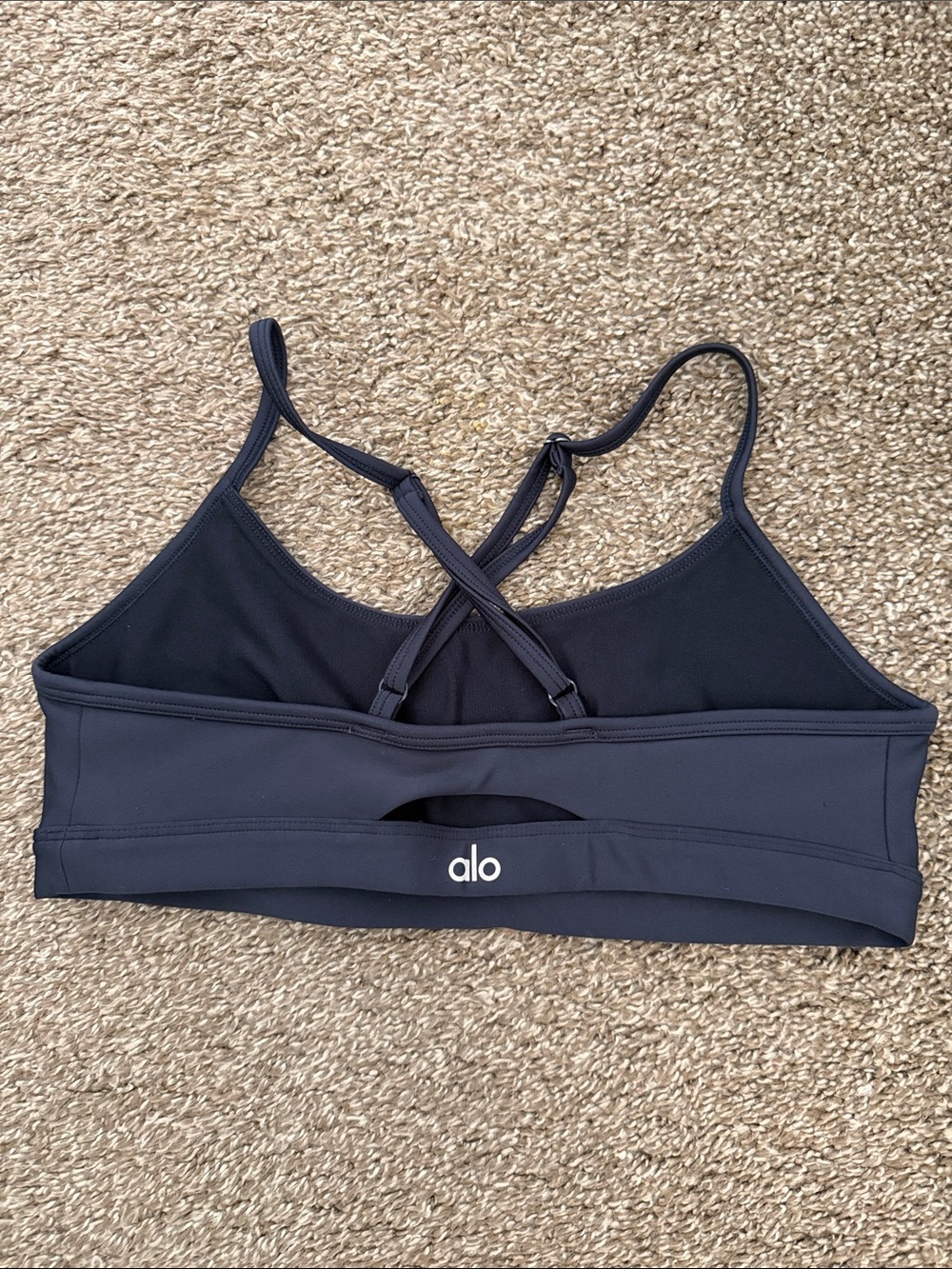 ALO Yoga Navy sports bra